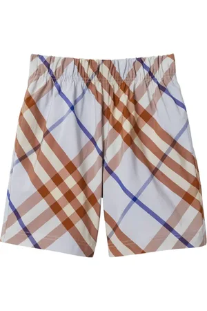 Burberry Shorts con cuadros estampados