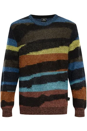 Paul Smith Suéter con cuello redondo y motivo de rayas
