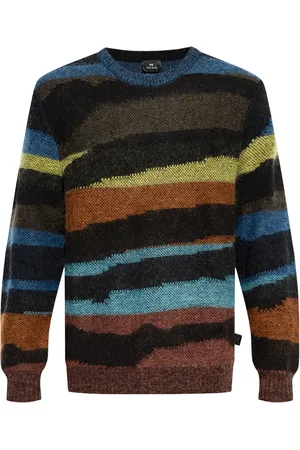 Paul Smith Suéter con cuello redondo y motivo de rayas