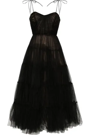 Ana Radu Vestido largo de tul