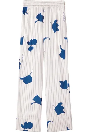OFF-WHITE Pantalones con estampado floral
