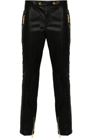 Moschino Pantalones con detalle capitonado