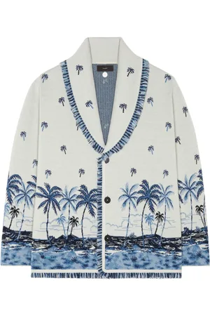 Alanui Cárdigan tejido con estampado floral