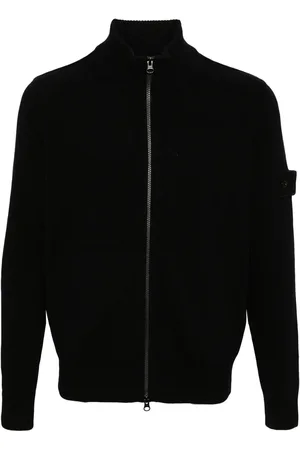 Stone Island Cárdigan con parche Compass