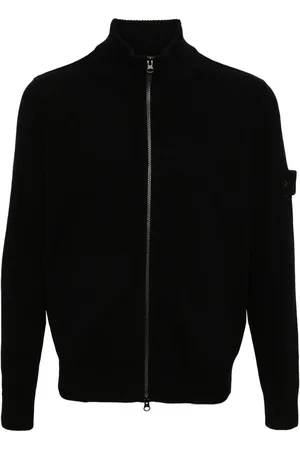 Stone Island Cárdigan con parche Compass