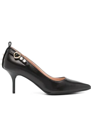 Moschino Zapatillas con detalle de perlas artificiales y tacón de 75mm
