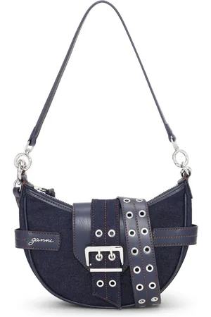 Ganni Bolsa crossbody de mezclilla Bucky pequeña
