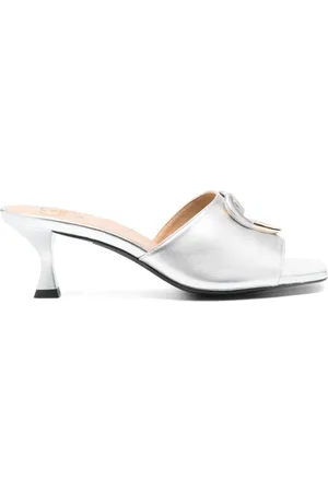 Moschino Sandalias con aplique de corazón y tacón de 60mm