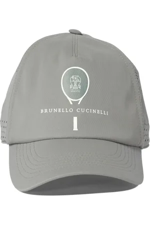 Brunello Cucinelli Gorra con logo estampado
