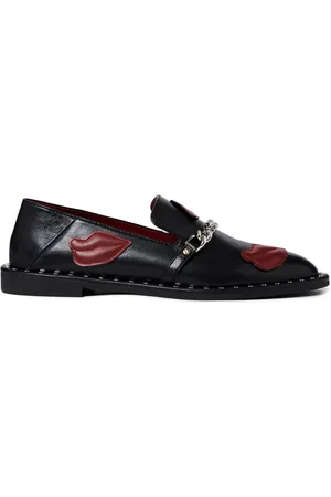 Stella McCartney Mocasines con motivo de labios