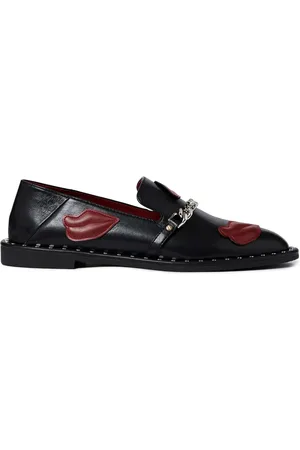 Stella McCartney Mocasines con motivo de labios