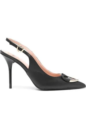 Moschino Zapatillas con aplique de corazón y tacón de 100mm