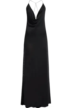 Tom Ford Vestido largo con diseño semitransparente