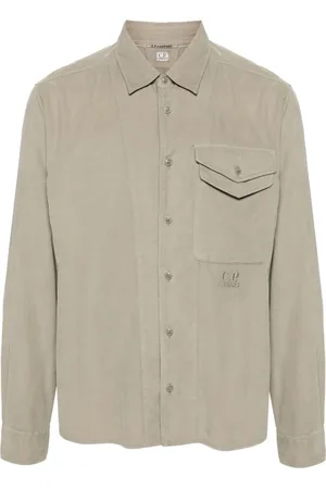 C.P. Company Camisa con logo bordado