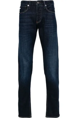 Emporio Armani Jeans con apliques del logo