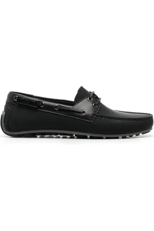 Moschino Zapatos top sider con placa del logo