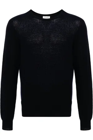 Saint Laurent Suéter con cuello redondo
