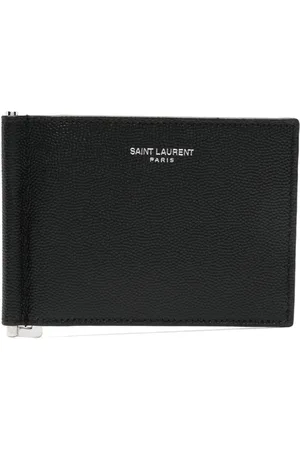 Saint Laurent Cartera con clip