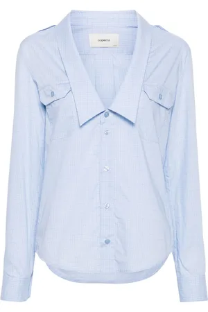 COPERNI Camisa con cuadros estampados