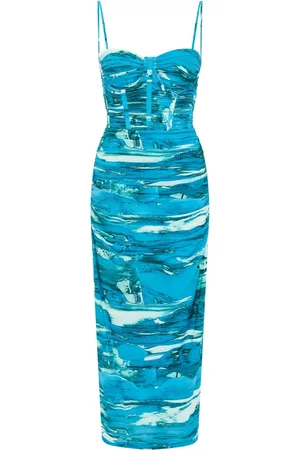 Rebecca Vallance Vestido midi Marine