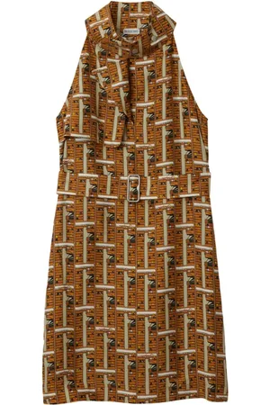 Burberry Vestido de seda Bus