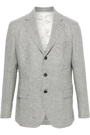 ELEVENTY Blazer con estampado pied de poule