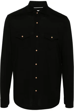 ELEVENTY Camisa con cuello italiano