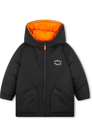 Kenzo Chamarra capitonada reversible con logo estampado