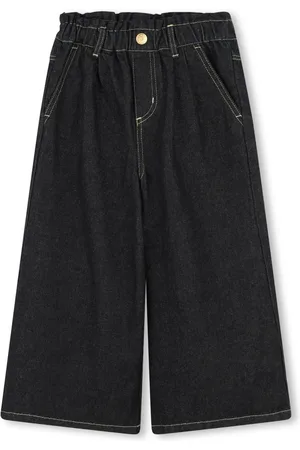 Kenzo Jeans anchos con bordado tigre