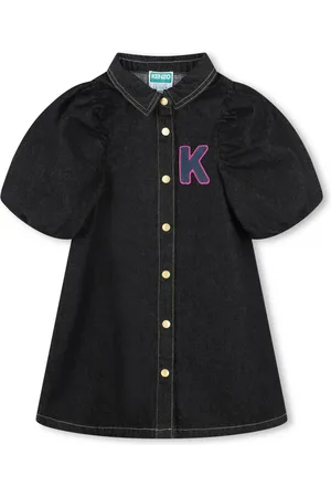 Kenzo Vestido con bordado Tiger