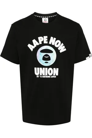 A Bathing Ape Playera con estampado gráfico