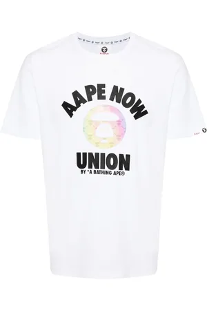 A Bathing Ape Playera con estampado gráfico