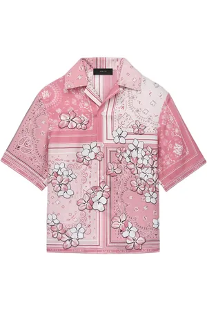 AMIRI Camisa bowling con estampado floral