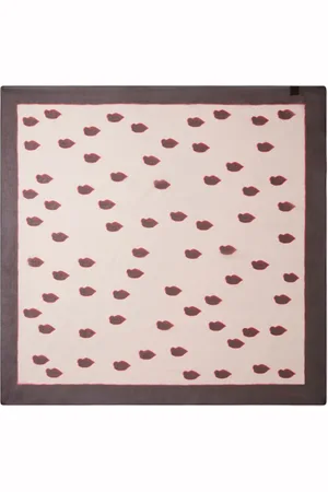 Stella McCartney Mascada con labios estampados