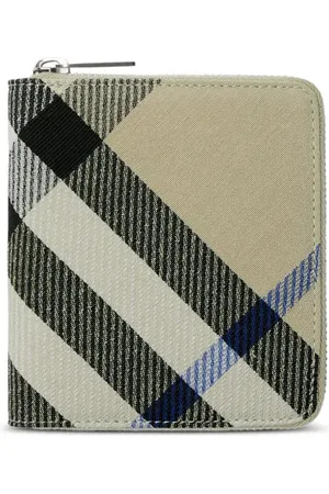 Burberry Cartera mediana con motivo de cuadros