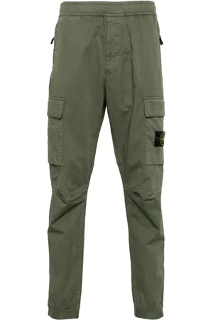 Stone Island Pantalones cargo con motivo Compass