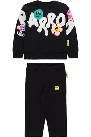 BARROW Set de dos pantalones con logo estampado