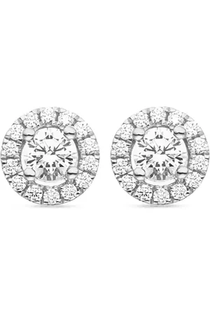 VEYNOU Aretes Camilla en oro blanco de 14kt con diamantes