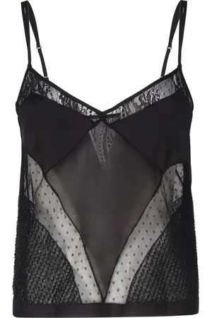 Pinko Top de lencería con diseño patchwork