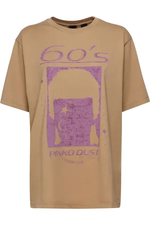Pinko Playera con eslogan estampado