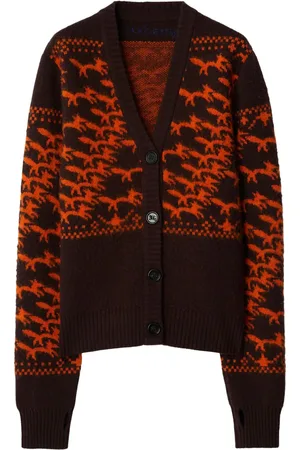 Burberry Cárdigan con motivo Fox