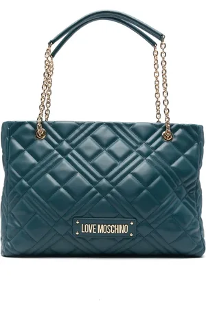 Moschino Tote con letras del logo