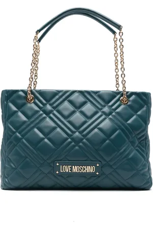 Moschino Tote con letras del logo