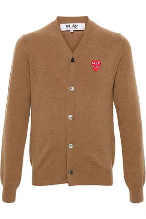 Comme des Garçons Cárdigan con parche de corazón
