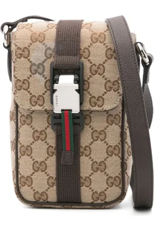 Gucci Mochila tipo mensajero GG mini