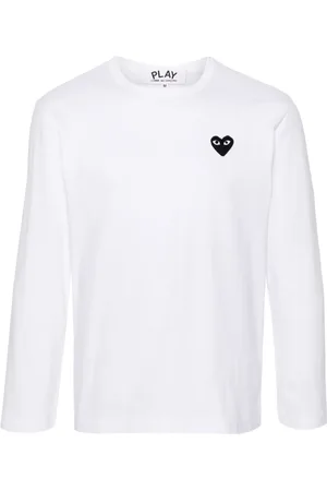 Comme des Garçons Playera con parche de corazón