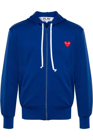 Comme des Garçons Hoodie con aplique de corazón