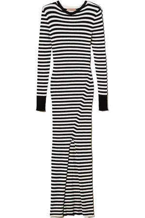Twin-Set Vestido tejido con motivo de rayas