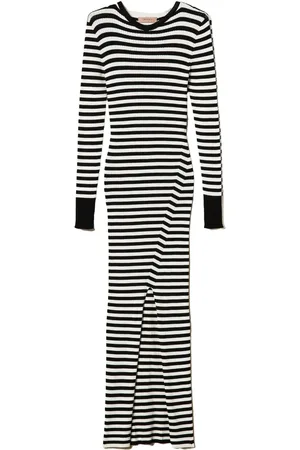 Twin-Set Vestido tejido con motivo de rayas
