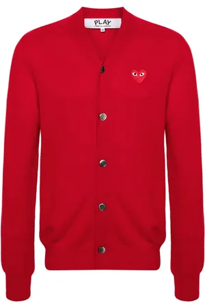 Comme des Garçons Cárdigan con aplique del logo